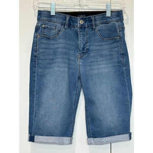 Women's Curve Appeal Blue Jean 11” Bermuda Shorts Size 2